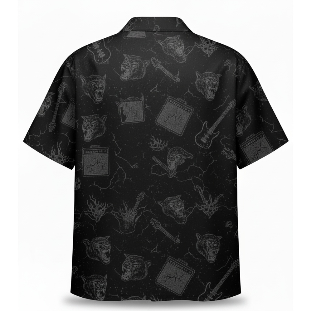 Black Speed Demon Metal Band Hawaiian Shirt Men’s Graphic Black Speed Demon Metal Band Hawaiian Shirt Men’s Graphic