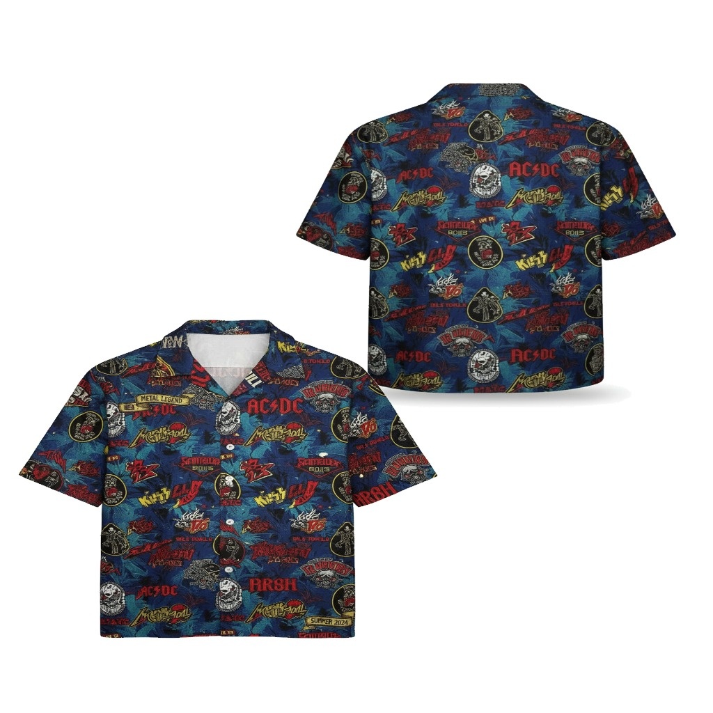 Blue Rock Band Hawaiian Shirt Summer 2024 Metal Legends Blue Rock Band Hawaiian Shirt Summer 2024 Metal Legends