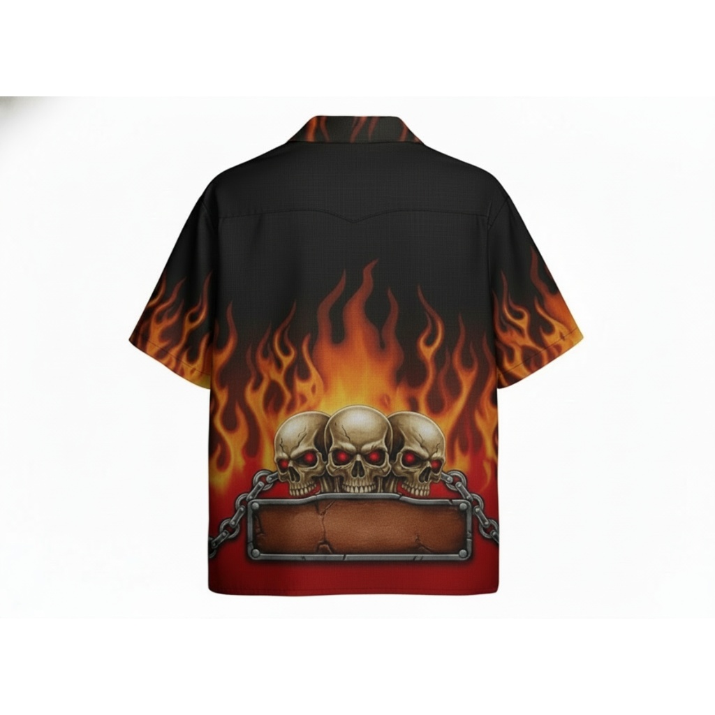 Freedom’s Call Skull Flame Hawaiian Shirt Black Red Est 2024 Freedom’s Call Skull Flame Hawaiian Shirt Black Red Est 2024