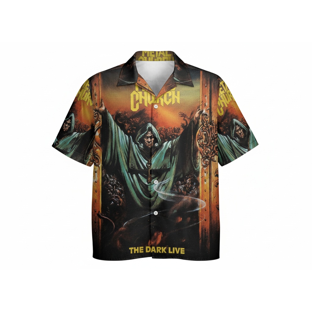 Metal Church The Dark Live Graphic Hawaiian Shirt