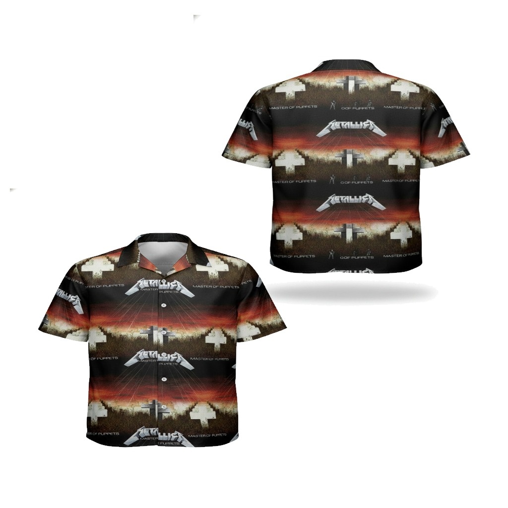 Metallica Master Of Puppets Black Orange Sunset Graphic Metallica Master Of Puppets Black Orange Sunset Graphic