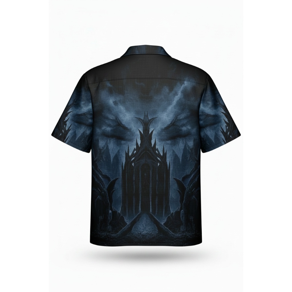 Necroforest Harvest Dark Gothic Castle Hawaiian Shirt Necroforest Harvest Dark Gothic Castle Hawaiian Shirt